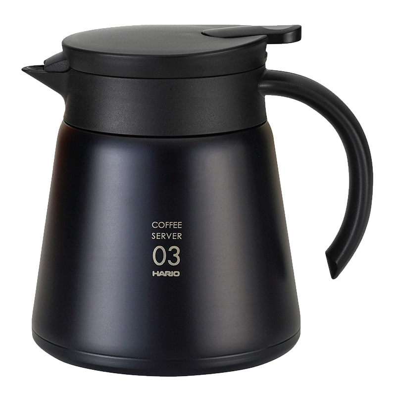 V60 Heat-Retaining Stainless Server 800, Black