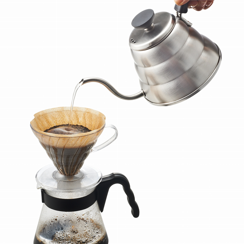 V60 Coffee Drip Kettle Buono, 600mL, Silver