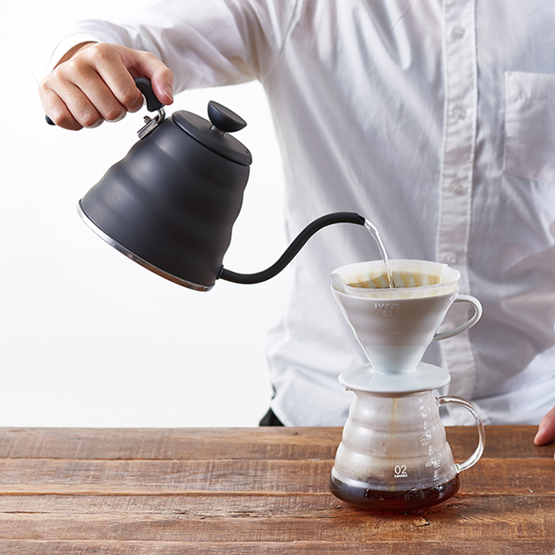 V60 Coffee Drip Kettle Buono 800mL, Matte Black
